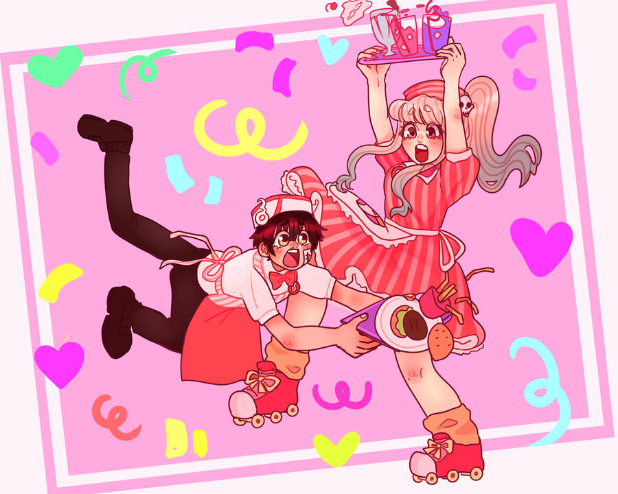 Yashiro Nene & Amane Yugi (Toilet Bound Hanako-kun) Yashiro Nene & Amane Yugi (Toilet Bound Hanako-kun)